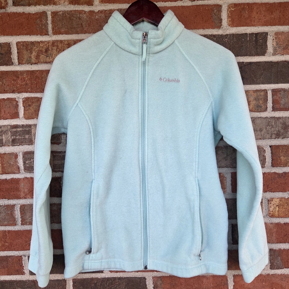 Columbia Mint Green Girls Fleece Jacket XL (18/20)